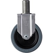 420EKR-RN100 [ハンマー パイプ差込ボス 固定 ゴム車100mm]
