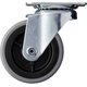 ハンマー プレート式キャスター Sシリーズ 自在 エラストマー車 75mm 420S-L75