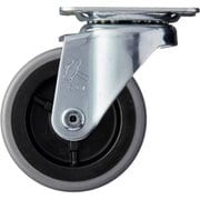 420S-L75 [ハンマー プレート式キャスター Sシリーズ 自在 エラストマー車 75mm]