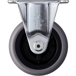 ハンマー プレート式キャスター Sシリーズ 固定 エラストマー車 65mm 420SR-L65