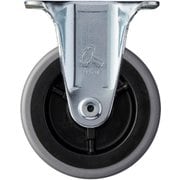 420SRP-L75 [ハンマー プレート式キャスター Sシリーズ 固定 エラストマー車 75mm]