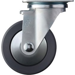 ハンマー 特殊鋼板製 自在 MCナイロンB車100mm 420YS-MCB100