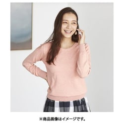 fr980060 [980060025 選べるデザイン【ウォッシャブル】シンプルニット Mサイズ クルー/ローズ]