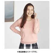 fr980060 [980060027 選べるデザイン【ウォッシャブル】シンプルニット LLサイズ クルー/ローズ]