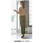 980095050 選べる自分サイズ！窮屈感0＆上品細魅せパンツ 63/Lサイズ ダークグリーン fr980095