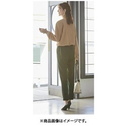 980095051 選べる自分サイズ！窮屈感0＆上品細魅せパンツ 63/LLサイズ ダークグリーン fr980095