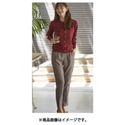 980095027 選べる自分サイズ!窮屈感0&上品細魅せパンツ 63/LLサイズ グレイッシュモカ fr980095