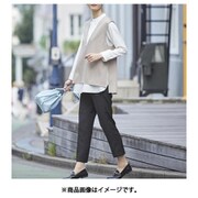 980095005 選べる自分サイズ！窮屈感0＆上品細魅せパンツ 68/Mサイズ ブラック fr980095