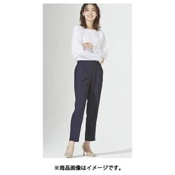 980095015 選べる自分サイズ！窮屈感0＆上品細魅せパンツ 68/LLサイズ ネイビー fr980095