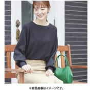 fr980107 [980107001 4つの機能付き！なめらかタッチのドルマンニット Mサイズ ブラック]
