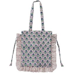 tmfrillbag [11724-750-452 フリルトートバッグ バッグ ラベンダー]