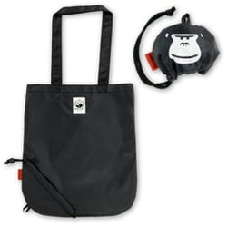 totonoibag [24P44983 ごリラックス トトノイモード まもるさんのマスコットバッグ トートバッグ ブラック]