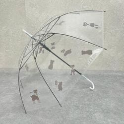 UM-045C アニマルビニール傘 長傘 シュナウザー umbrellapla