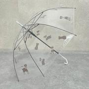 umbrellapla [UM-045C アニマルビニール傘 長傘 シュナウザー]