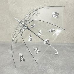 UM-045E アニマルビニール傘 長傘 ランダムパンダ umbrellapla