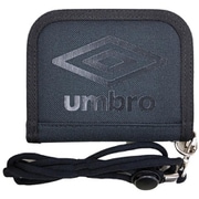 UM-30031 umbro ストラップ付ミニウォレット 財布 エンブレムBK umwalletst