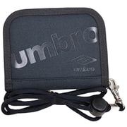 UM-30041 umbro ストラップ付ミニウォレット 財布 ななめロゴBK umwalletst