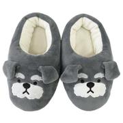 wganimalkids [WG235-B キッズアニマルルームシューズ ルームシューズ ミニチュアシュナウザー]