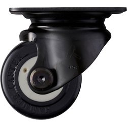 ハンマー 低床式プレートキャスター 低床式重荷重用キャスター 自在 車輪径50mm ナイロン車輪 5401S-NRB50