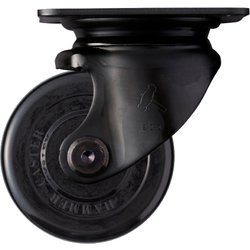 ハンマー 低床式重荷重用 自在 フェノールB車75mm 68×68ピッチ 5401S-PB75