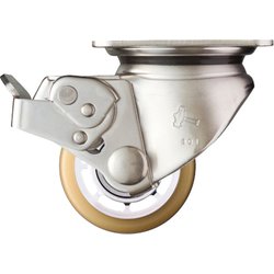 ハンマー SUS 低床式重荷重用 自在 SP付 ウレタンB車65mm 545S0S-BAU65
