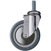 920MA-RB125 [ハンマー ねじ込み旋回式ゴム車輪（ナイロンホイール・ボールベアリング）125mm]