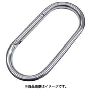 A-3086 [水本 ステンレス メガカラビナ（環なし） 線径12mm 長さ145mm]