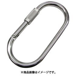 A-3089 [水本 ステンレス メガカラビナ（環付） 線径12mm 長さ145mm]