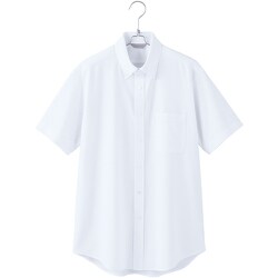 AZ634060-001-3L [ピエ メンズ半袖ボタンダウンシャツAZ634060 ホワイト 3L]