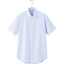 AZ634060-020-3L [ピエ メンズ半袖ボタンダウンシャツAZ634060 サックス 3L]