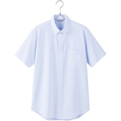 AZ634060-020-L [ピエ メンズ半袖ボタンダウンシャツAZ634060 サックス L]