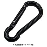B-3007 [水本 アルミスナップフックBE型 ブラック 線径4.5mm 長さ50mm （1個入り）]
