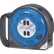 CY-5-B [ハタヤ シャリル 単相100V 5m 手動巻 ブルー]