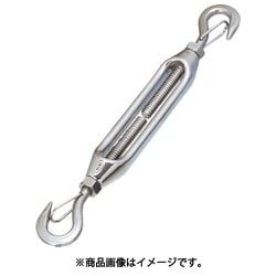 TB-19HK [水本 ステンレス 枠式ターンバックル 外れ止め付 （フック＆フック） 捻子径M20]