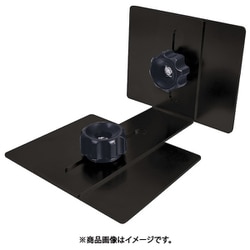 TP-7090BK [ティーエフサービス 家具・キャビネット転倒防止粘着金具ティープレート（ブラック）2個入り 耐荷重約360kg（2個使用時）]