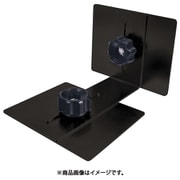 TP-7090BK [ティーエフサービス 家具・キャビネット転倒防止粘着金具ティープレート（ブラック）2個入り 耐荷重約360kg（2個使用時）]