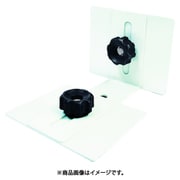 TP-7090WF [ティーエフサービス 家具・キャビネット転倒防止粘着金具 ティープレート（ホワイト）2個入り 耐荷重約360kg（2個使用時） 袋詰めタイプ]