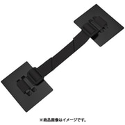 TPB-7090BK [ティーエフサービス 家具・キャビネット転倒防止粘着金具ティープレート（ブラック）2個入り 耐荷重約360kg（2個使用時）]