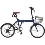 折りたたみ自転車 My Pallas（マイパラス） 20インチ 外装6段変速 マットネイビー MW-071