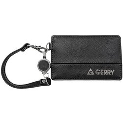 GES-0044 GERRY リール付パスケース パスケース フラットBK grpass