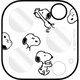 SNGG-106A [iPhone 16 Pro/16 Pro Max/15 Pro/15 Pro Max/14 Pro/14 Pro Max対応 カメラカバー ピーナッツ スヌーピー]