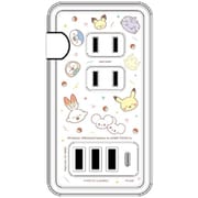 USB/USB Type-C付き ACタップ ポケットモンスター ポケピース ホワイト POKE-953WH