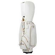 CBC-136 [キャディバッグ mastrotto 本革 EXECUTIVE BAG GOLD Ver.[イタリア製] WH]