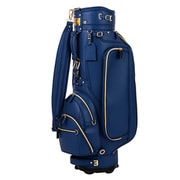 CBC-138 [キャディバッグ mastrotto 本革 EXECUTIVE BAG GOLD Ver.[イタリア製] BL]