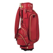 CBC-139 [キャディバッグ mastrotto 本革 EXECUTIVE BAG GOLD Ver.[イタリア製] RD]