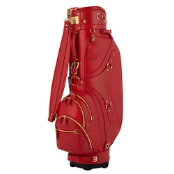 CBC-150 [キャディバッグ 総本革 PREMIUM BAG GD Ver.[日本製] RD]