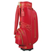 CBC-158 [キャディバッグ 総本革WINWIN SPIRITS BAG GD Ver.[日本製] RD]