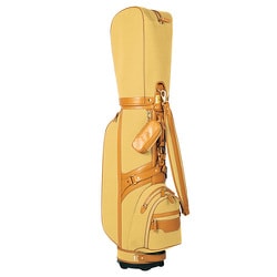 CBC-167 [キャディバッグ 本革x帆布 WINWIN SPIRITS BAG GD Ver.[日本製] LIGHT BW]