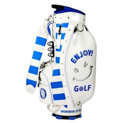 CB-144 [キャディバッグ ENJOY GOLF Pearl NEW CART BAG WH]