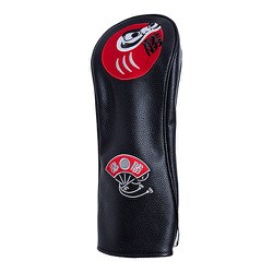 HC-402 [ヘッドカバー だるま/DARUMA DW用 HEAD COVER（PUレザー） BK]